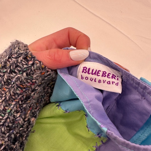 Multi-Pattern Kids Dress - Picture 3 of 6